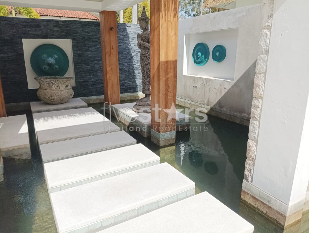 Villa moderne de style balinais avec 3 chambres à vendre quartier Maenam, photo 5