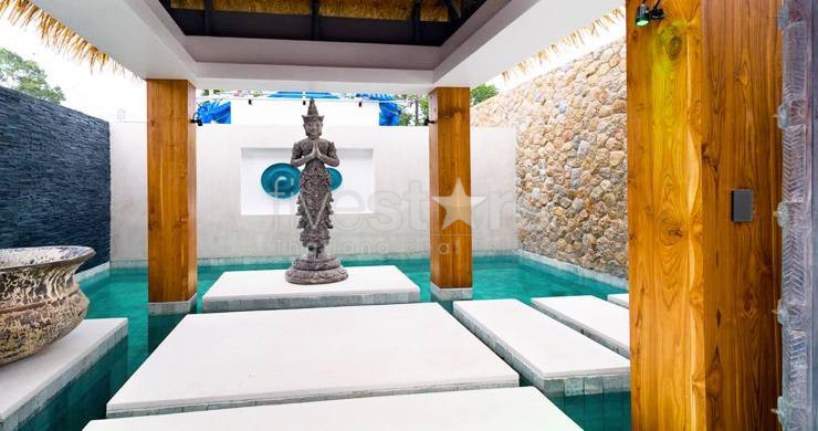 Villa moderne de style balinais avec 3 chambres à vendre quartier Maenam, photo 11