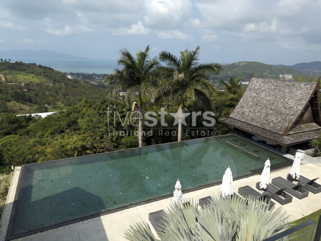 Superbe villa vue mer à vendre à Koh Samui sur la colline de Bophut, photo 12
