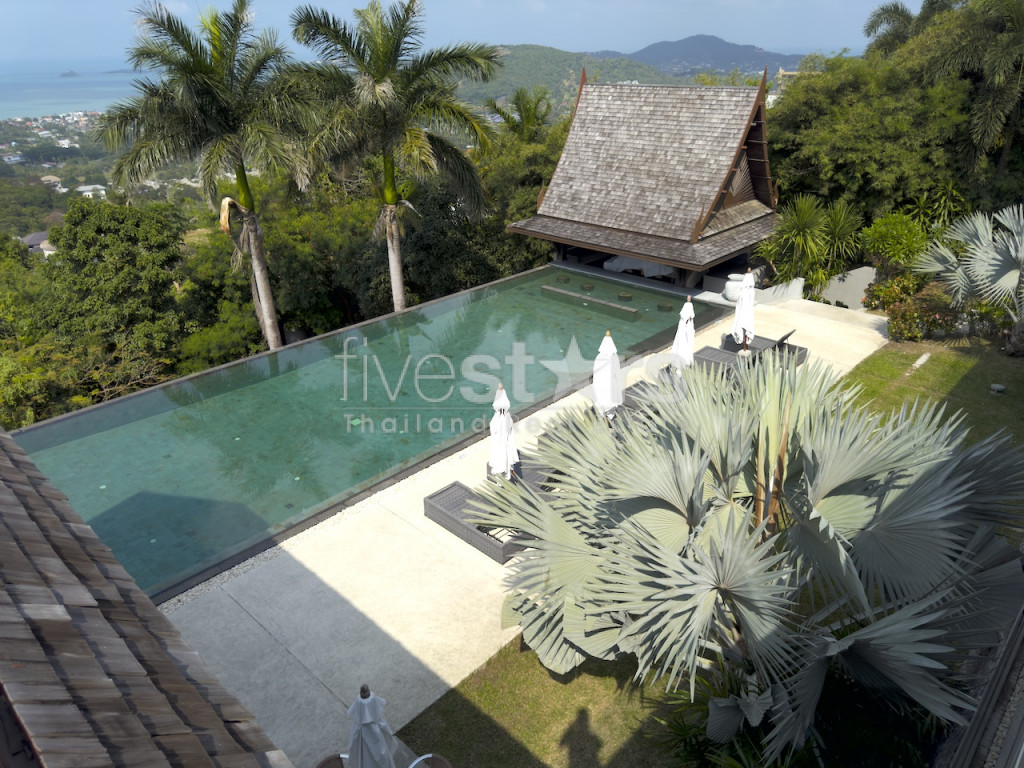 Superbe villa vue mer à vendre à Koh Samui sur la colline de Bophut, photo 13