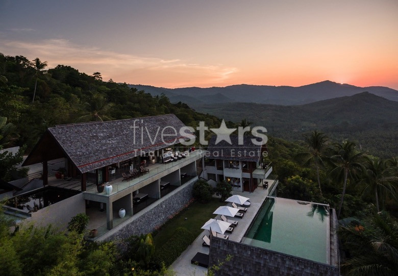 Superbe villa vue mer à vendre à Koh Samui sur la colline de Bophut, photo 19