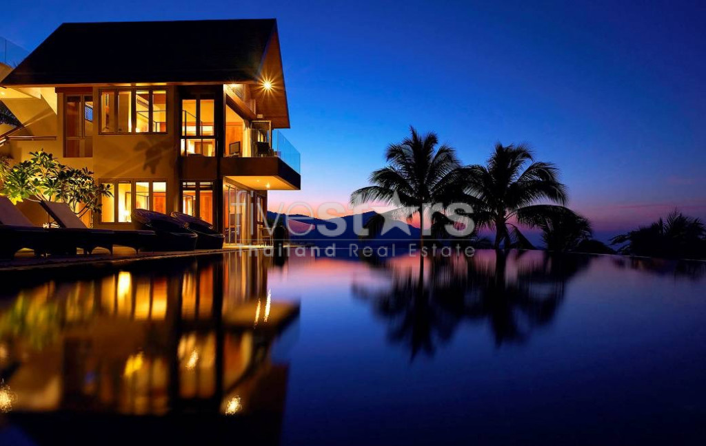 Superbe villa vue mer à vendre à Koh Samui sur la colline de Bophut, photo 18