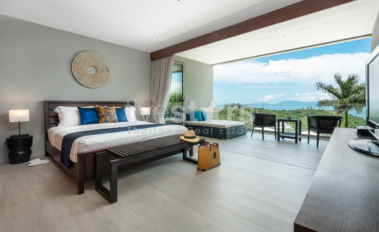 Superbe villa vue mer à vendre à Koh Samui sur la colline de Bophut, photo 22
