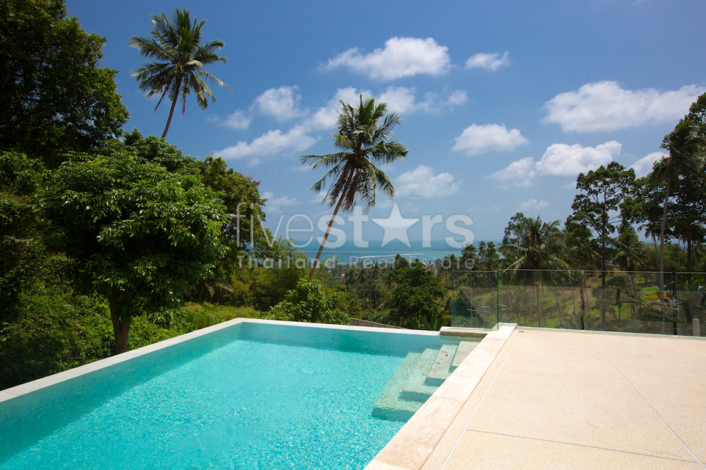 Villa moderne avec 4 chambres et vue mer à vendre quartier Lamai, photo 11