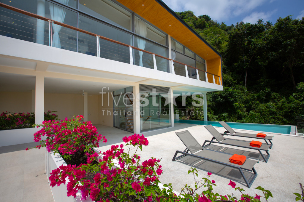 Villa moderne avec 4 chambres et vue mer à vendre quartier Lamai, photo 2