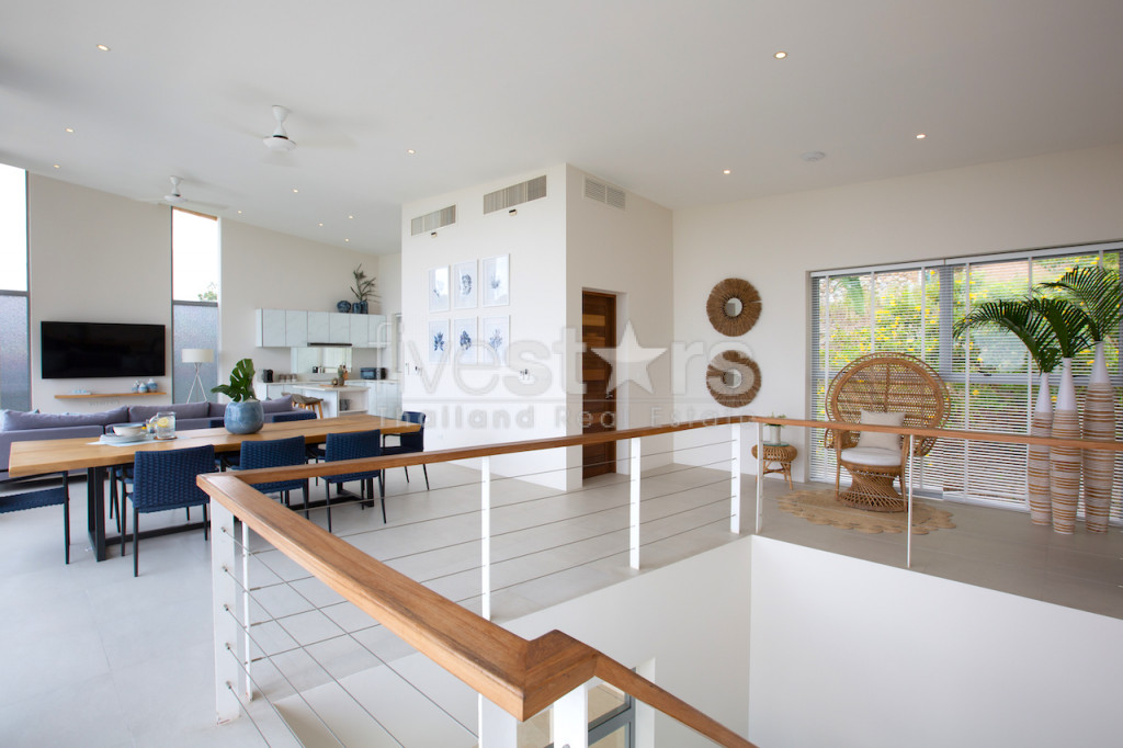 Villa moderne avec 4 chambres et vue mer à vendre quartier Lamai, photo 7