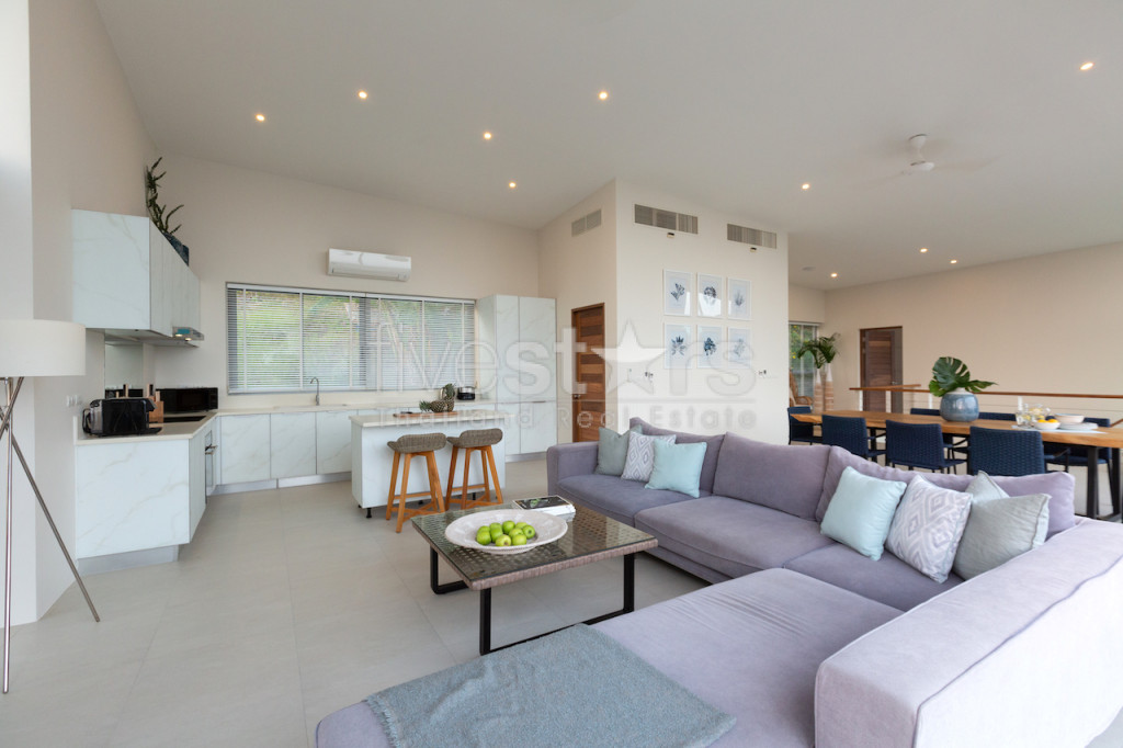 Villa moderne avec 4 chambres et vue mer à vendre quartier Lamai, photo 6
