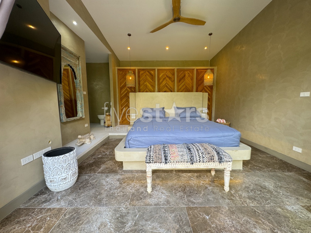 villa neuve de style balinais à vendre à Lamai a 100 mètres de windfield, photo 13