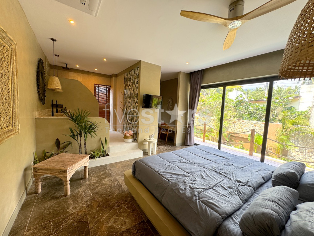 villa neuve de style balinais à vendre à Lamai a 100 mètres de windfield, photo 10