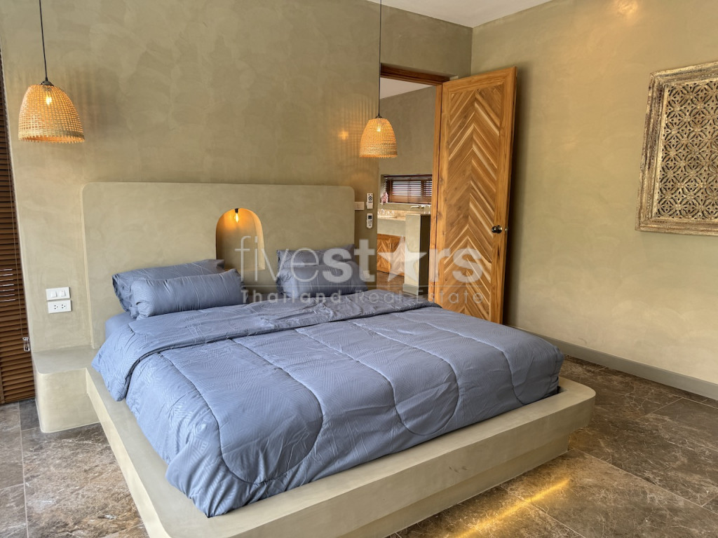 villa neuve de style balinais à vendre à Lamai a 100 mètres de windfield, photo 14