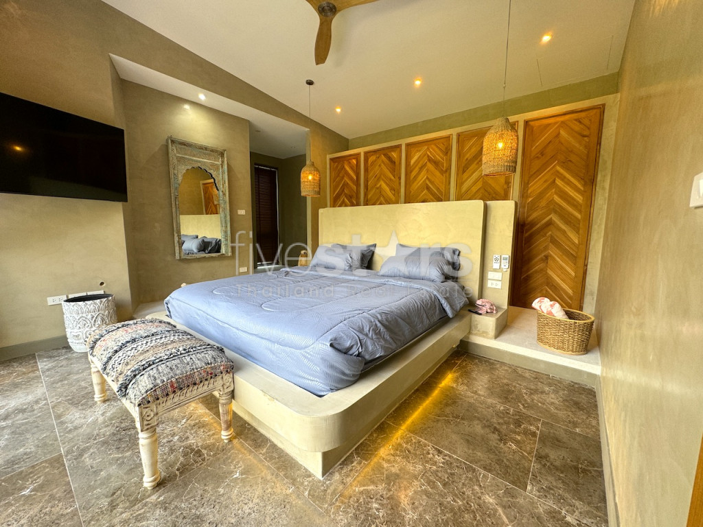 villa neuve de style balinais à vendre à Lamai a 100 mètres de windfield, photo 15