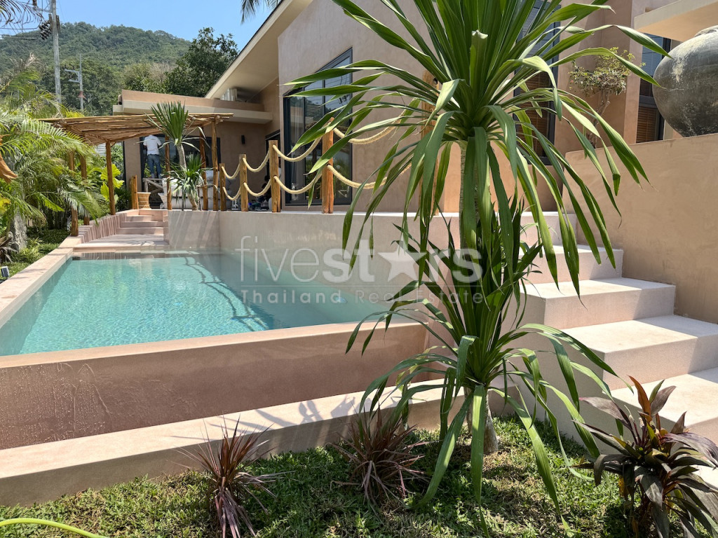 villa neuve de style balinais à vendre à Lamai a 100 mètres de windfield, photo 2
