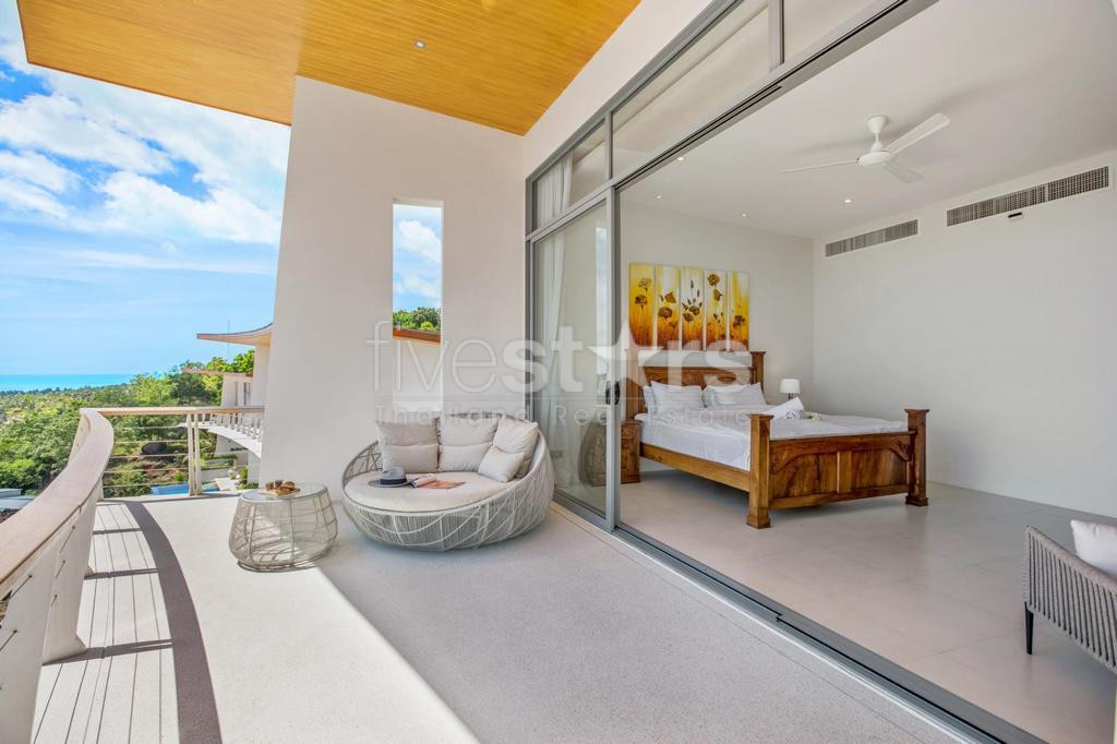 Superbe villa vue mer à vendre à Plai Laem, photo 9