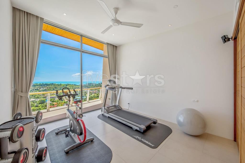 Superbe villa vue mer à vendre à Plai Laem, photo 12