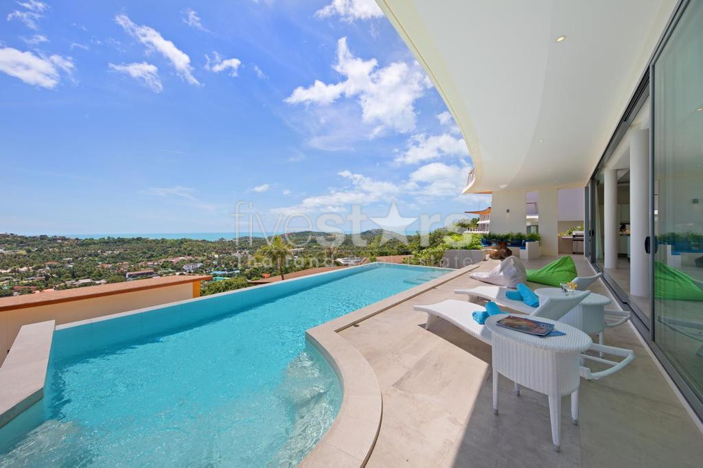 Superbe villa vue mer à vendre à Plai Laem, photo 5