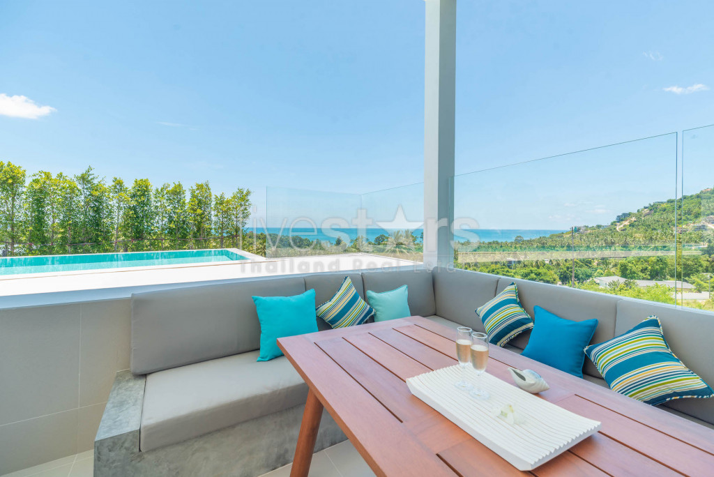 Villa 4 chambres avec vue mer à vendre Chaweng Noi, photo 18