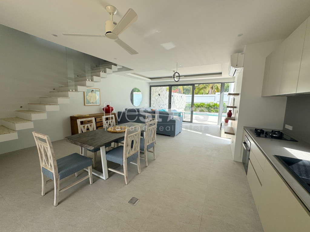 Villa 3 chambres et piscine sur plan à vendre quartier Bophut, photo 3