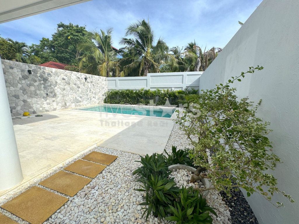 Villa 3 chambres et piscine sur plan à vendre quartier Bophut, photo 19