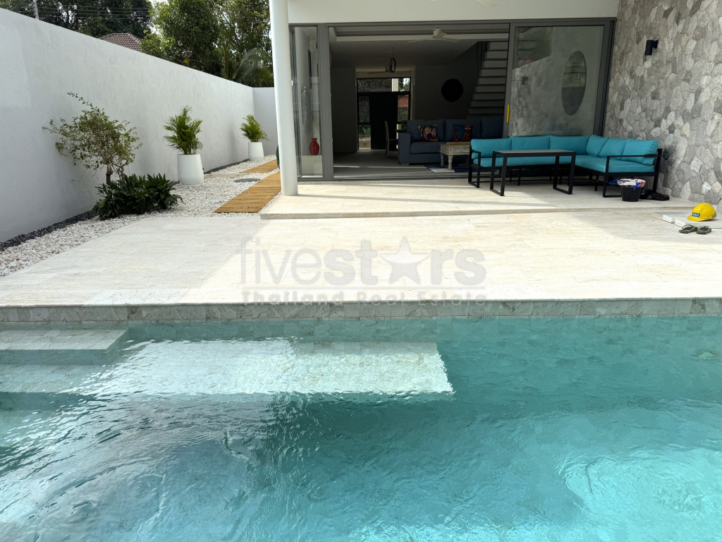 Villa 3 chambres et piscine sur plan à vendre quartier Bophut, photo 20