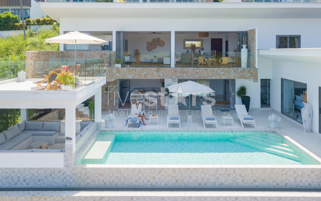 Villa 5 chambres vue mer à vendre – Bophut, Koh Samui, photo 2