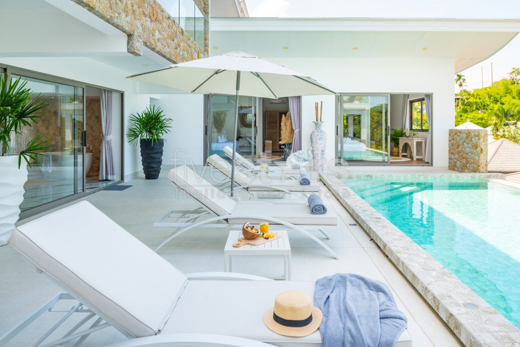 Villa 5 chambres vue mer à vendre – Bophut, Koh Samui, photo 4