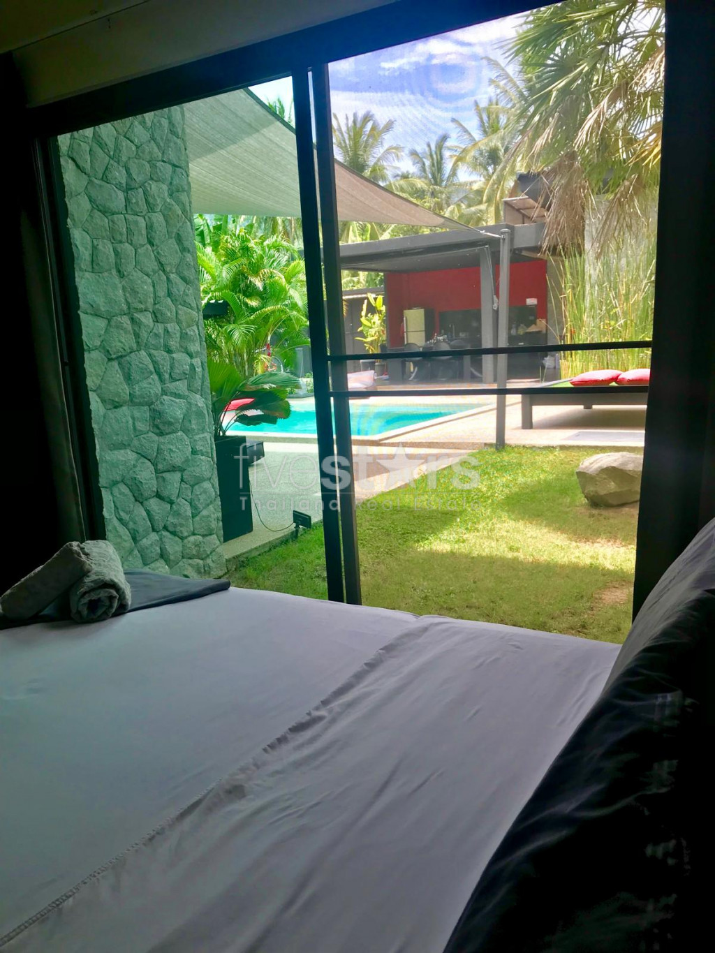 Villa tropicale 3 chambres à vendre quartier Maenam, photo 13