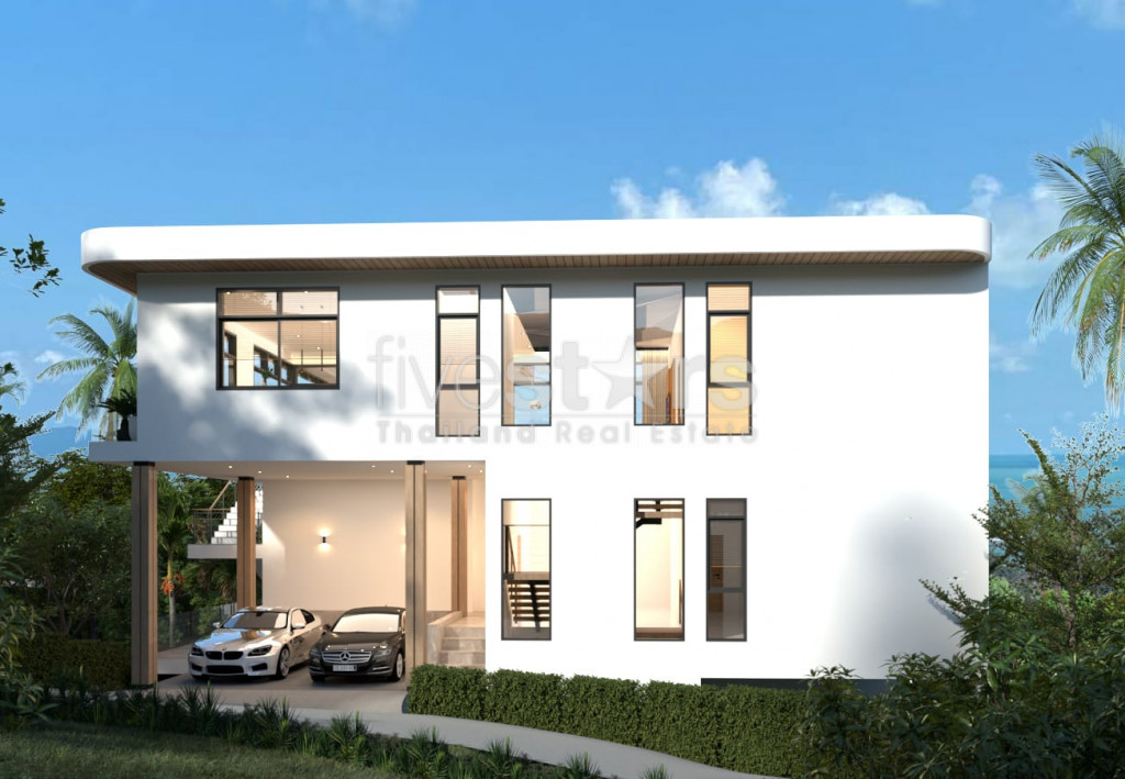 Superbe villa neuve sur plan avec vue mer exceptionelle sur Koh Phangan, photo 13