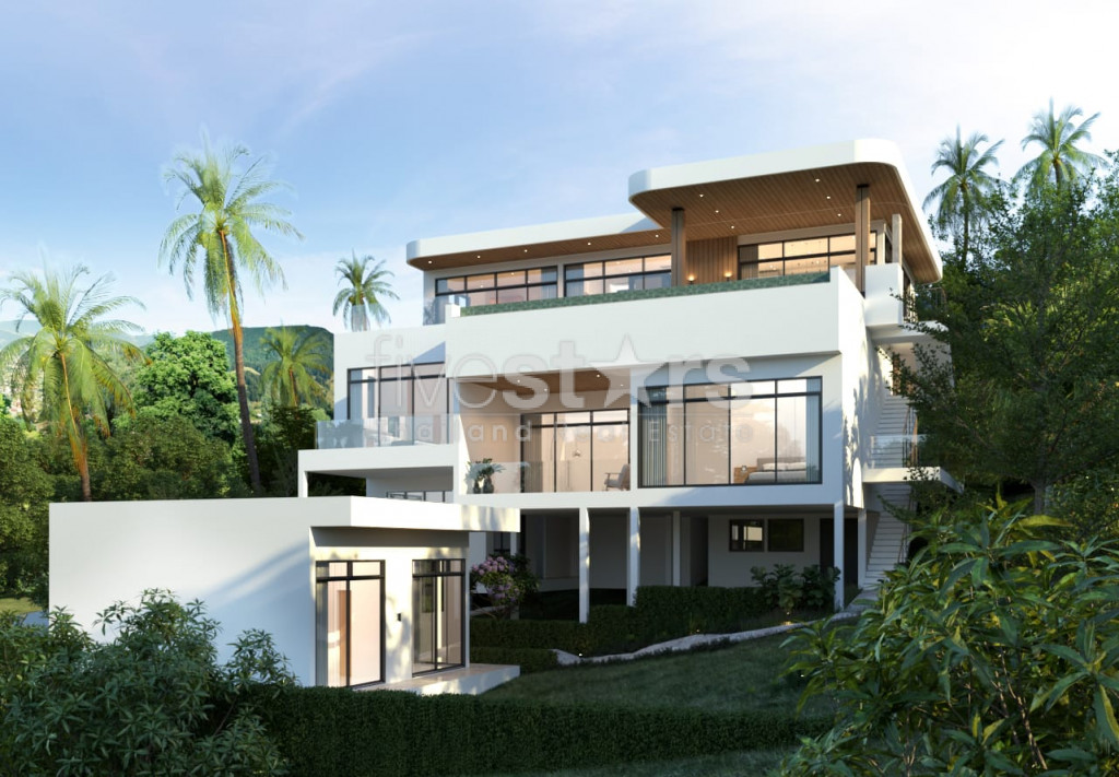 Superbe villa neuve sur plan avec vue mer exceptionelle sur Koh Phangan, photo 5