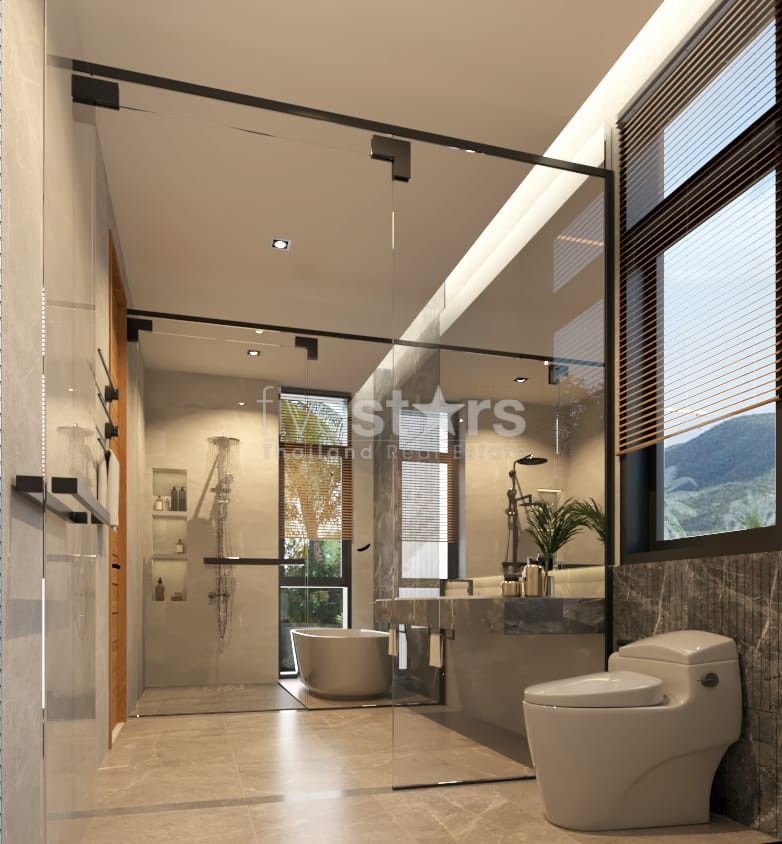 Superbe villa neuve sur plan avec vue mer exceptionelle sur Koh Phangan, photo 11