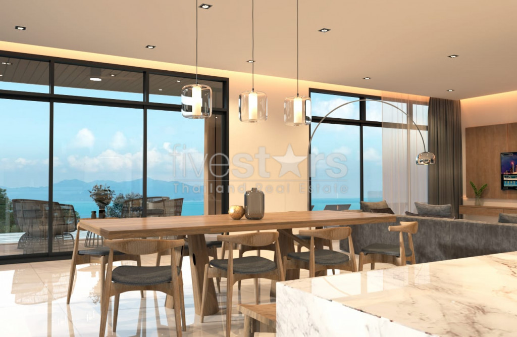 Superbe villa neuve sur plan avec vue mer exceptionelle sur Koh Phangan, photo 9