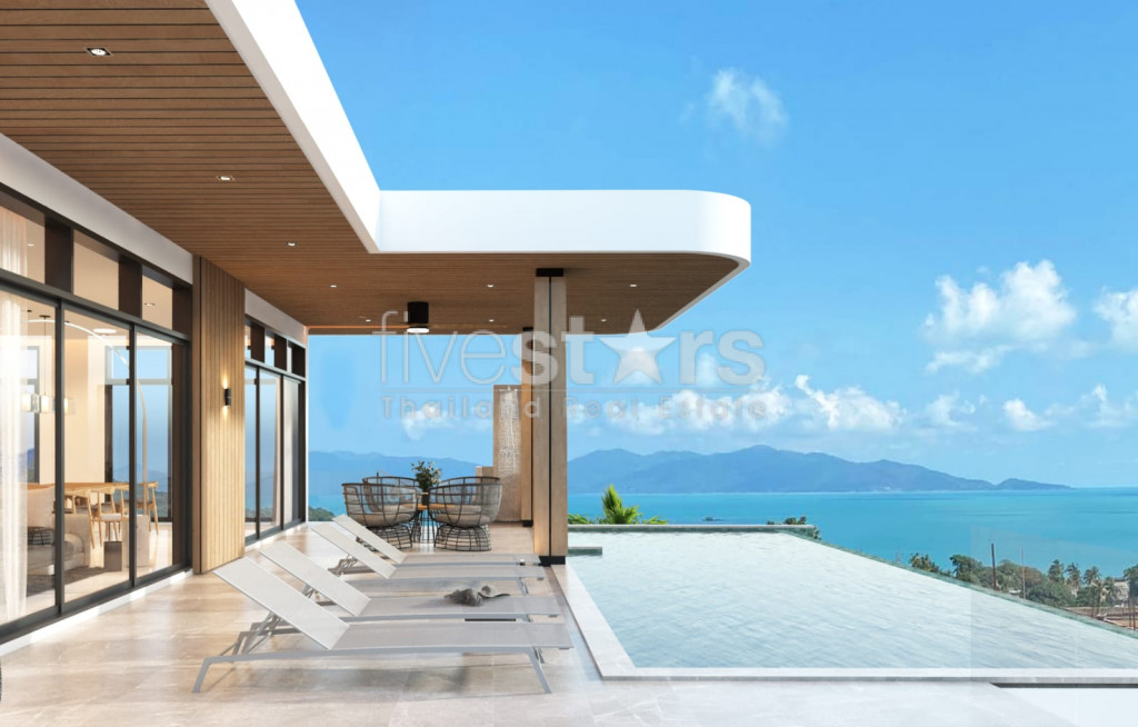 Superbe villa neuve sur plan avec vue mer exceptionelle sur Koh Phangan, photo 3
