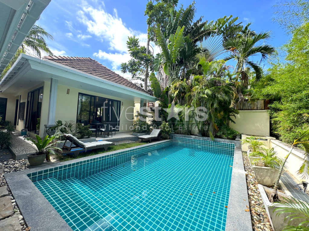 villa tropicale avec 2 chambres à vendre à Koh Samui