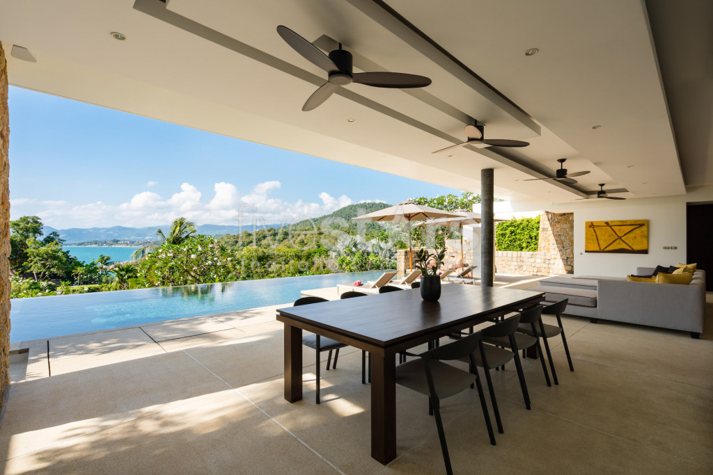 Superbe villa vue mer à vendre à Koh Samui quartier de Choengmon, photo 7