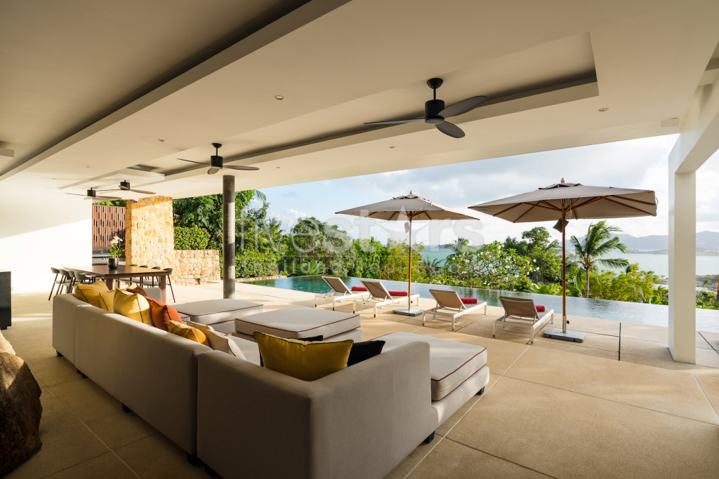 Superbe villa vue mer à vendre à Koh Samui quartier de Choengmon, photo 6