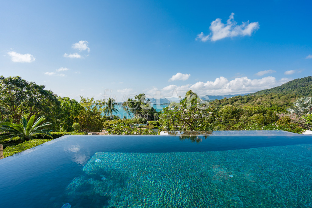 Superbe villa vue mer à vendre à Koh Samui quartier de Choengmon, photo 4