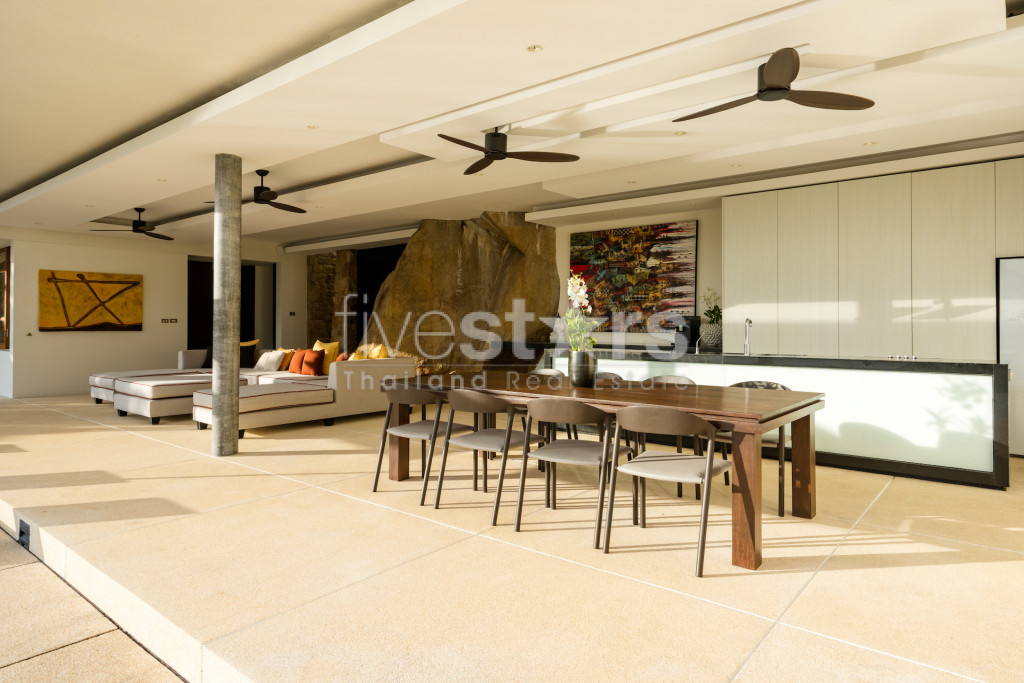 Superbe villa vue mer à vendre à Koh Samui quartier de Choengmon, photo 12