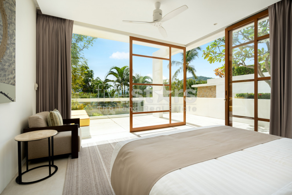 Superbe villa vue mer à vendre à Koh Samui quartier de Choengmon, photo 11