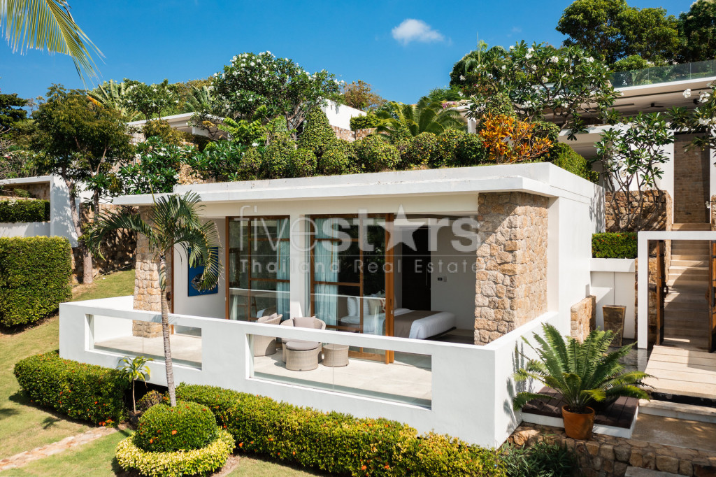 Superbe villa vue mer à vendre à Koh Samui quartier de Choengmon, photo 15