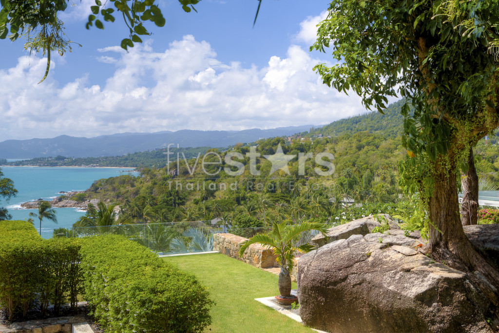 Superbe villa vue mer à vendre à Koh Samui quartier de Choengmon, photo 18