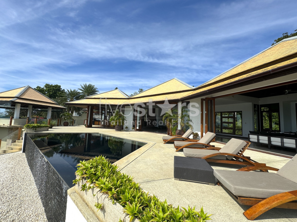 Villa 4 chambres vue mer à vendre quartier Bang Makham
