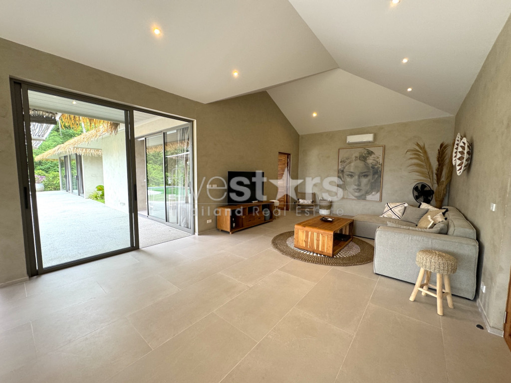Jolie villa style balinais à vendre quartier Bophut, photo 6