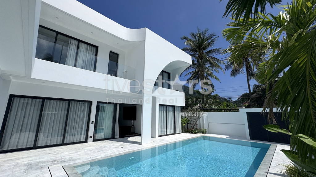 Superbe villa moderne 4 chambres à vendre quartier Lamai