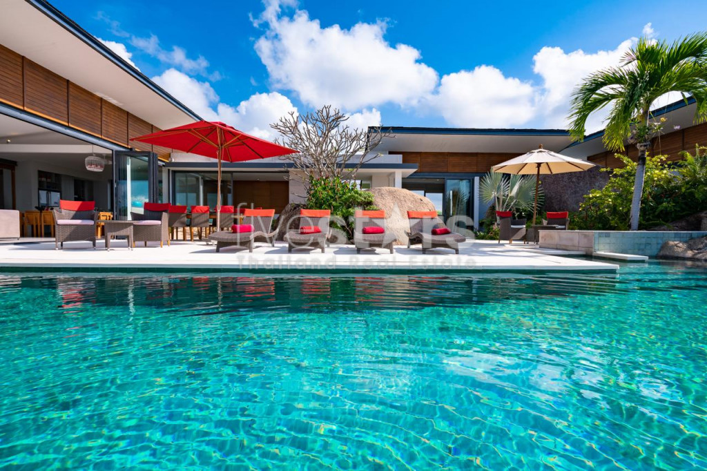 Superbe villa avec 4 chambres offrant l'une des plus belles vues de Koh Samui, photo 3