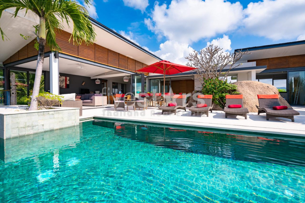 Superbe villa avec 4 chambres offrant l'une des plus belles vues de Koh Samui, photo 4