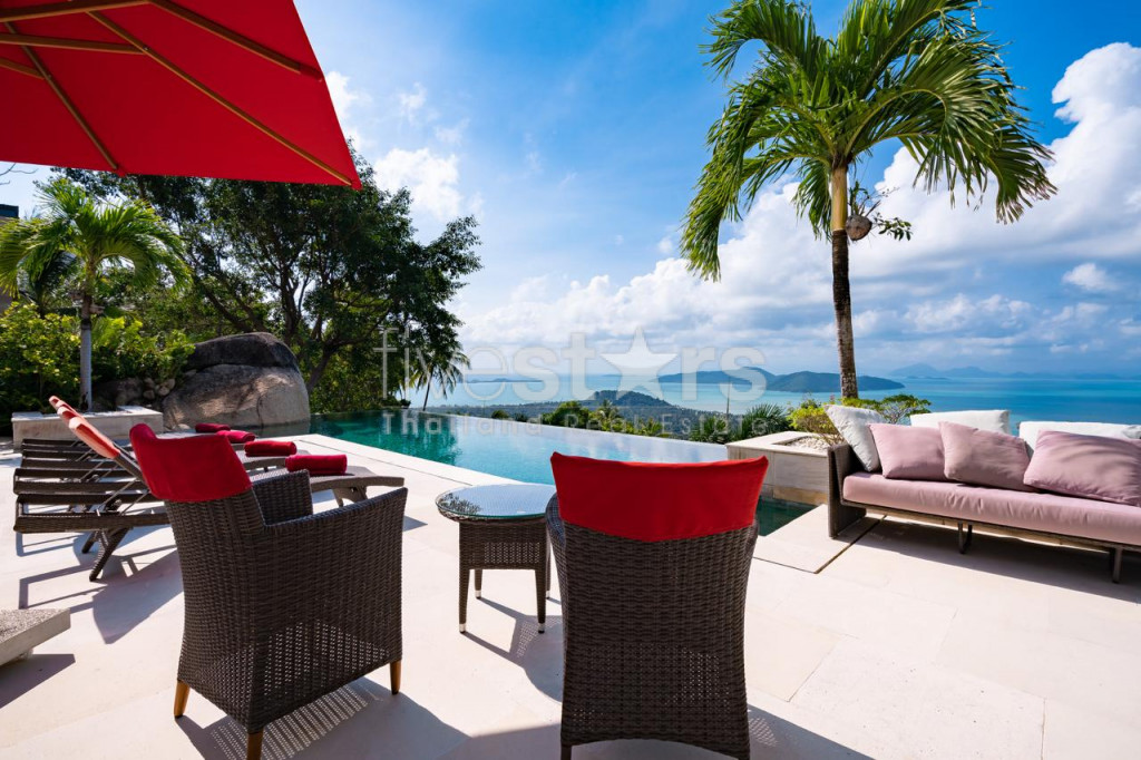 Superbe villa avec 4 chambres offrant l'une des plus belles vues de Koh Samui, photo 5