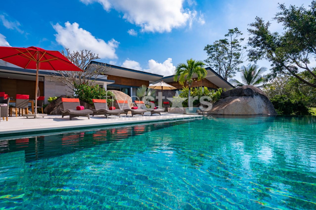 Superbe villa avec 4 chambres offrant l'une des plus belles vues de Koh Samui, photo 2