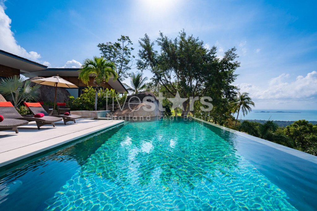 Superbe villa avec 4 chambres offrant l'une des plus belles vues de Koh Samui, photo 6