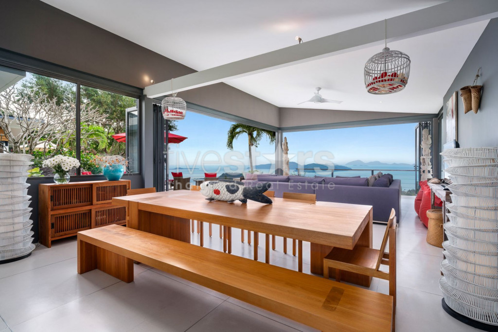 Superbe villa avec 4 chambres offrant l'une des plus belles vues de Koh Samui, photo 10