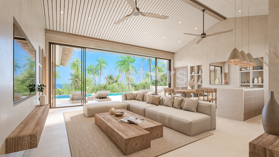Superbe villa avec vue mer à vendre à Bang Makham