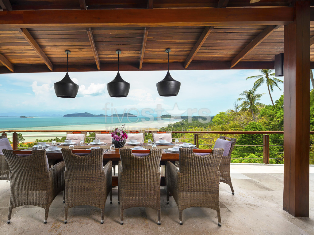 Superbe villa 5 chambres vue mer à vendre à Taling Ngam, Koh Samui, photo 5